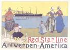 1 van de vele Red Star Line poster